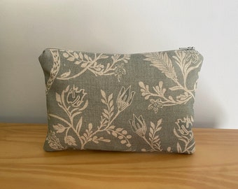 Floral Makeup Bag, Pencil Case, Cosmetic Pouch