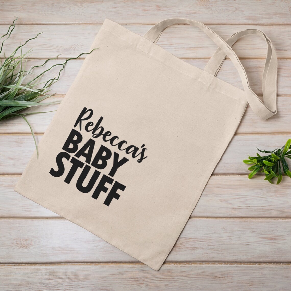 Personalised Tote Bag Baby Stuff Shopping Bag Bag for Baby Etsy