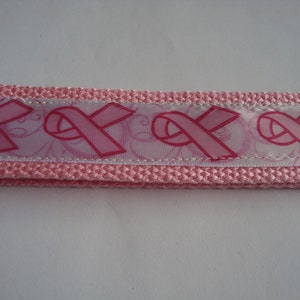 Breast Cancer Awareness Key Fob, Wristlet, Keychain, Backpack Clip