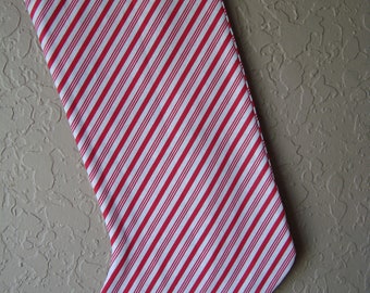 Christmas Stocking, Holiday Decor, Candy Cane