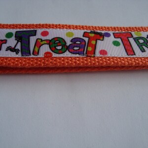 Halloween Key Fob, Wristlet, Witch Keychain, Backpack Clip, Keychain, Trick or Treat