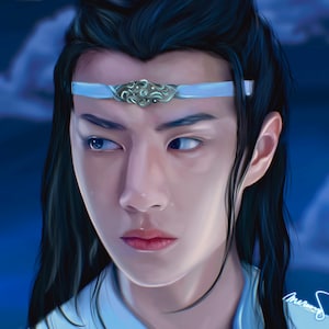 Lan WANGJI x HANGUANG Jun, The Untamed, impression/poster MDZS, art de fan