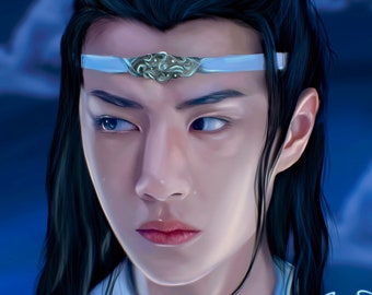 Lan WANGJI x HANGUANG Jun, The Untamed, impresión/póster de MDZS, fanart