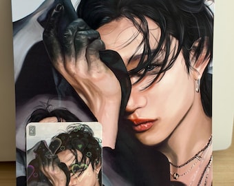 Stray Kids x BANG CHAN Digitaldruck/Poster, kpop, fanart,stay, SKZ, Do it, Kpop Fotokarten