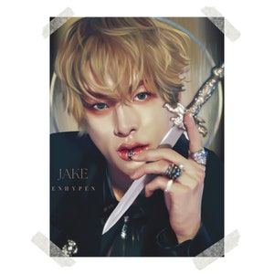 ENHYPEN X JAKE Digital Print/Poster, Kpop, Fanart