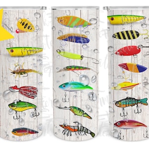 Lures - Sublimation tumbler Digital Design - Digital Download - png file