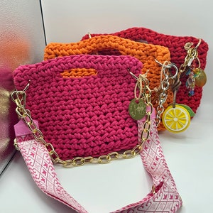 BieniBag, bolso, bolso de crochet, bolso de hombro, bolso de crochet imagen 2