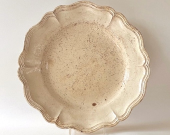 Antique French XXL Pont-Aux-Choux, Paris Platter, 18th Century