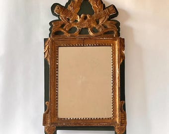 French Antique Bois Dore Bridal Mirror