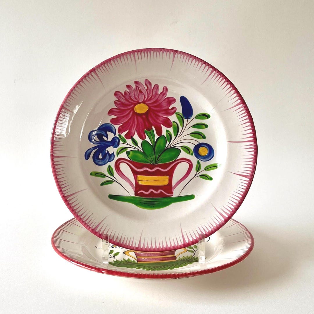 Islet Plates Antique French Les Islettes Plate, 19th Century - Etsy