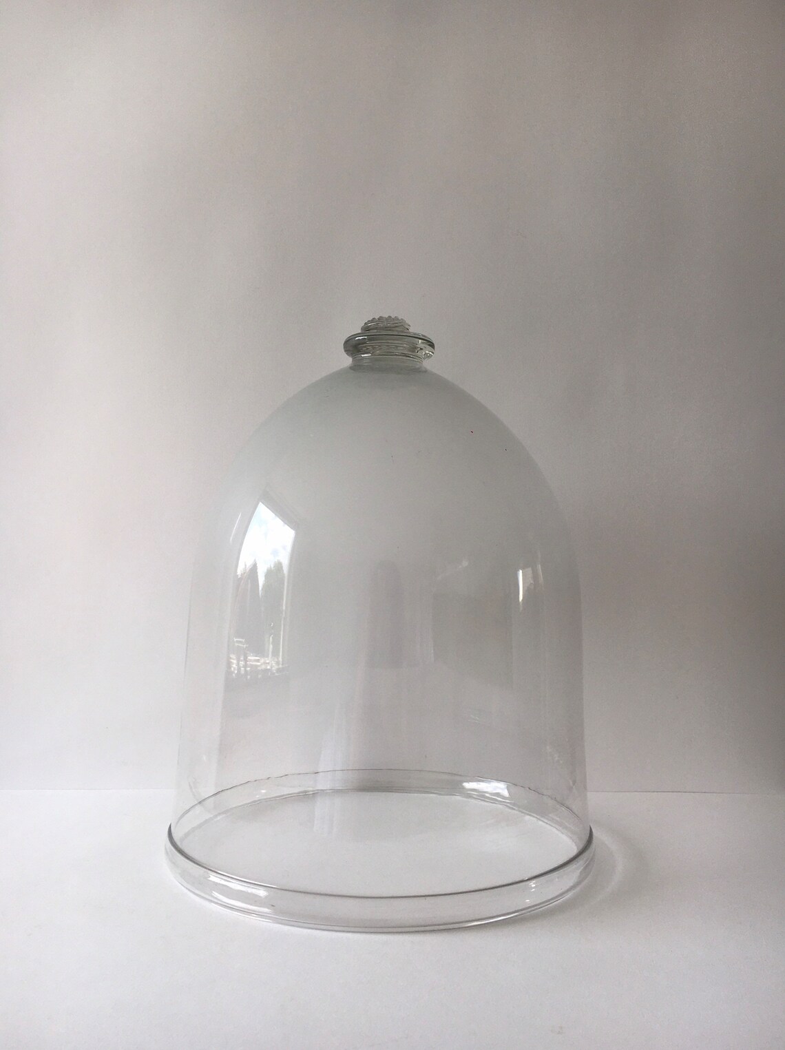 Very Rare Large Antique Glass Garden Cloche Etsy