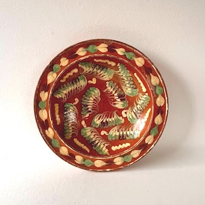 Kleine antike Slipware Marmorschale