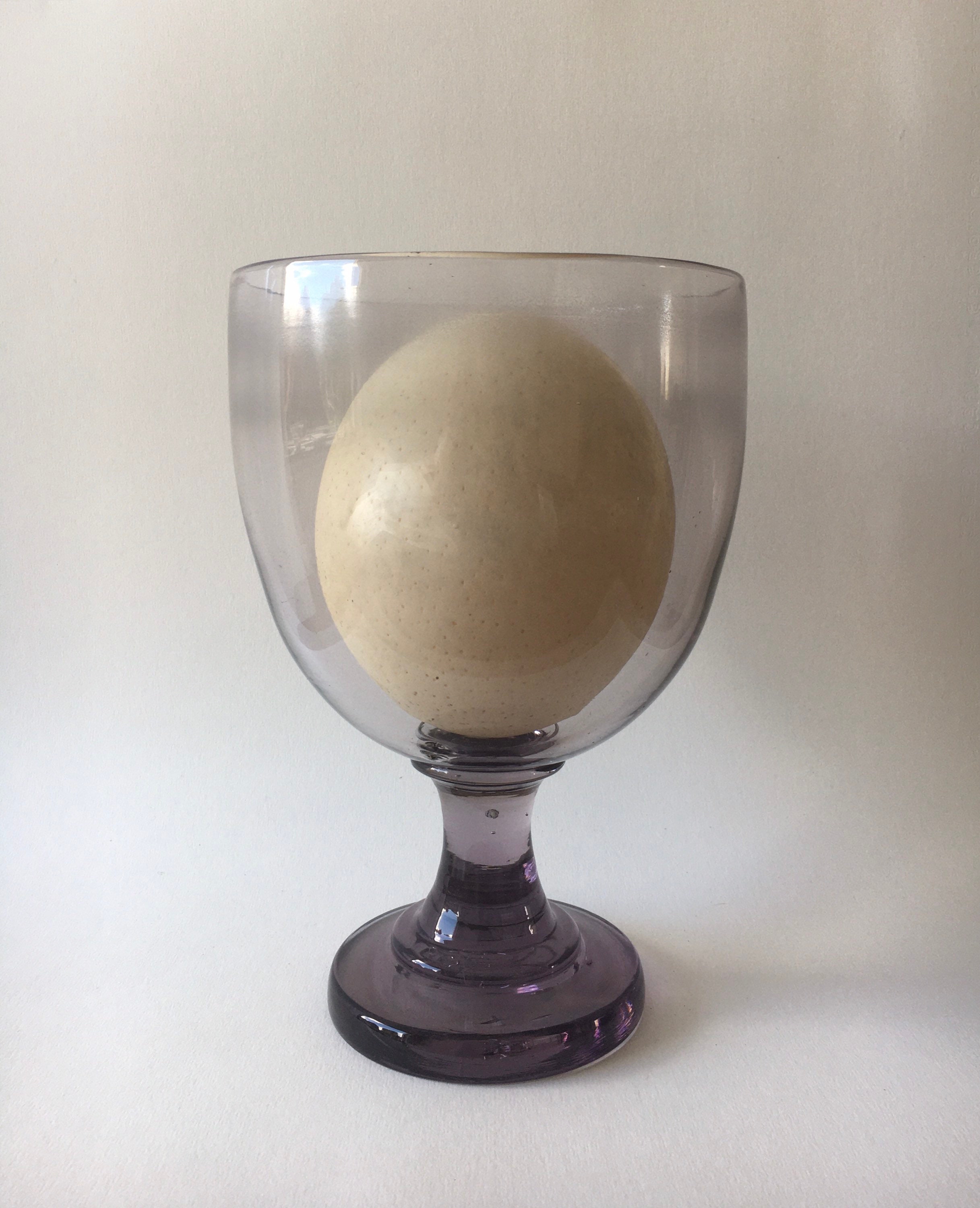 XXL 19th Century French Purple Glass Cup Etsy