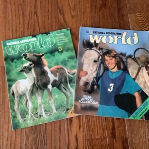 Kids National Geographic Magazine World 1990