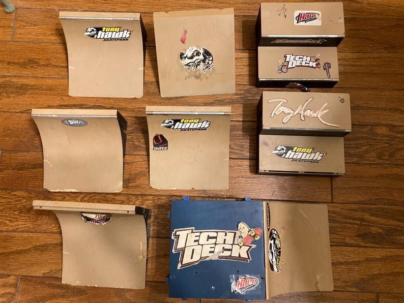 Tech Deck Donut Ramp Tony Hawk Tech Deck Ramps 19 Pieces - Etsy