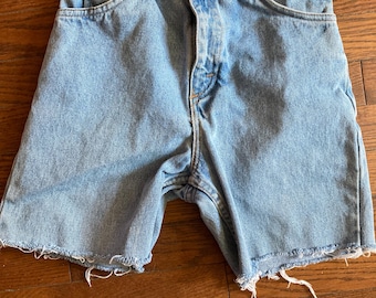Vintage Kids Size 14- regular Cut off Jean Shorts