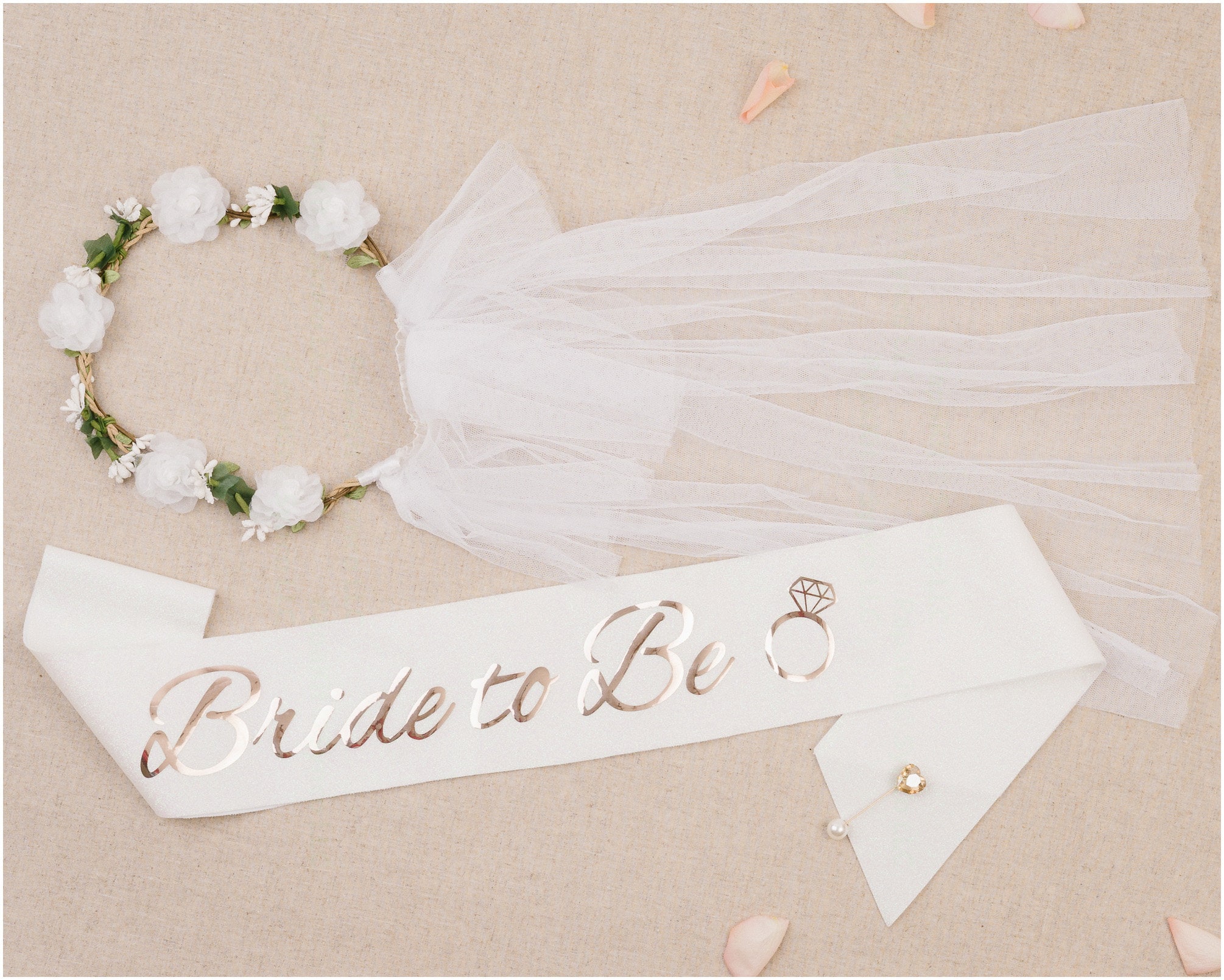 **Bhldn style**Perfect Boho Bridal headband / sash Boho Bridal Headband, Wedding Hair Accessory, Boho Head  main image 3