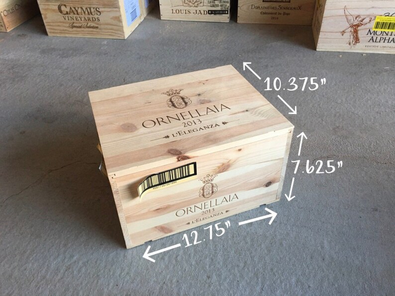 Wood Wine Boxes/crates with Sliding LIDS Please See Etsy