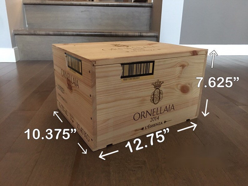 Wood Wine Boxes/crates with Sliding LIDS Please See Etsy