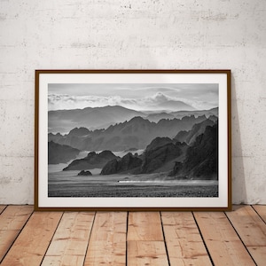 Rocky Mountains Poster, Mongolian Moon Landscape, Nature Photography, Altai Mountain Print, Outdoor Art, Fine Art Photography,Adventure Gift