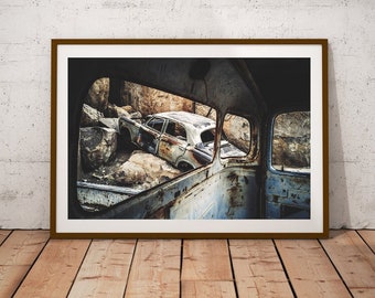 Retro Car Print, Classic Car Poster, Fine Art Photography, Vintage Car Wall Decor, Modern Wall Art, Boho Wall Art, Old Car, Car Lover Gift