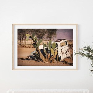 Kaktus Poster, Bauernhaus Dekoration, Altes Auto Poster, Fine Art Fotografie, Wildnis Poster, Boho Wand Dekoration, Rustikale Wand Kunst, Wüste Wand Dekoration
