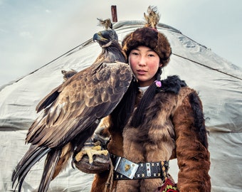 Mongol Girl Hunter Etsy