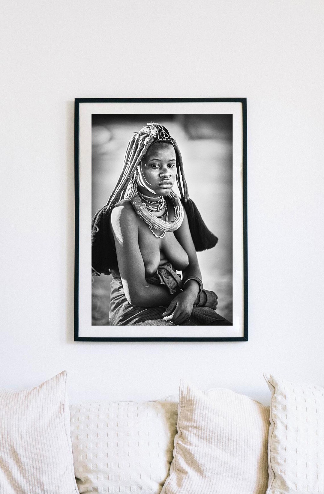 African Tribal Women Print, Himba People Wall Decor, Fine ...