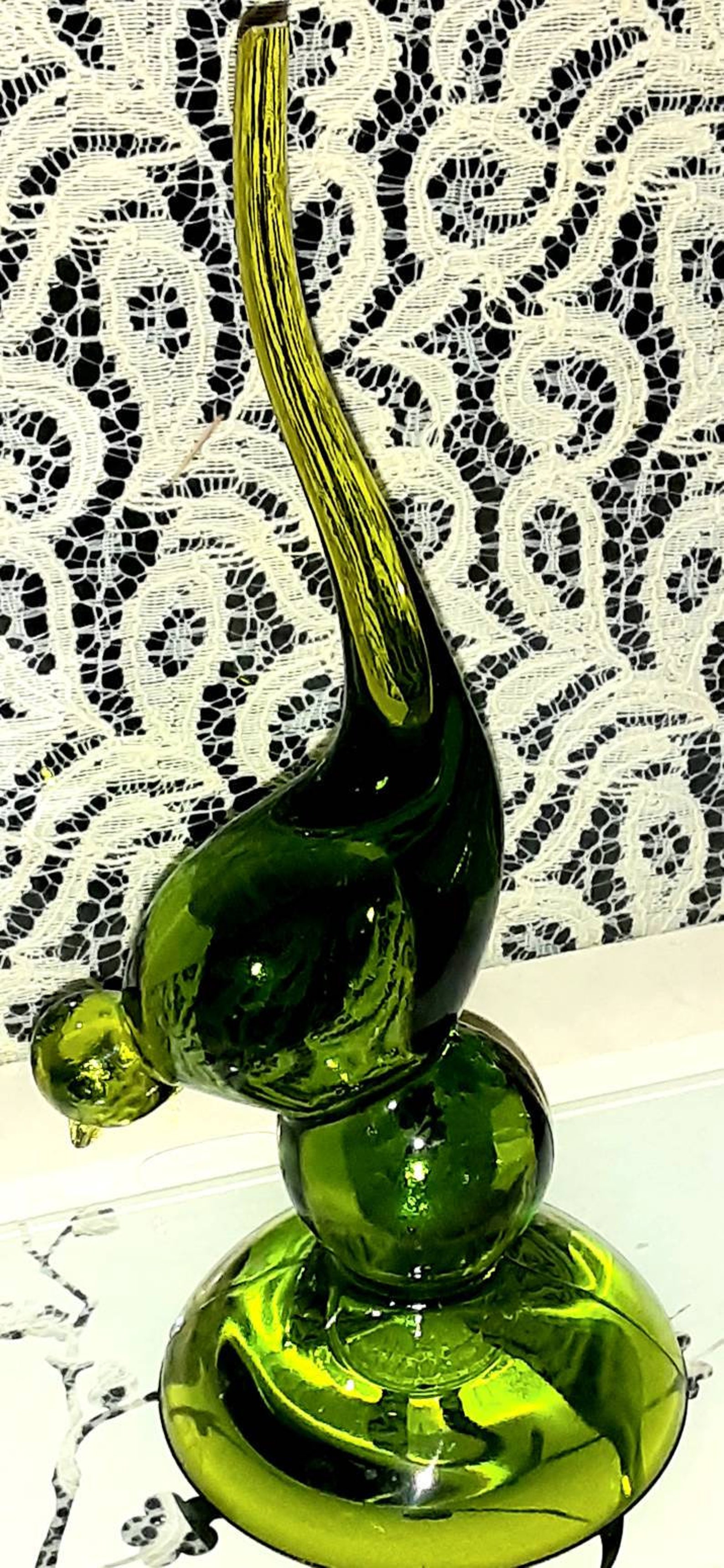 Viking Glass Bird Sculpture Etsy