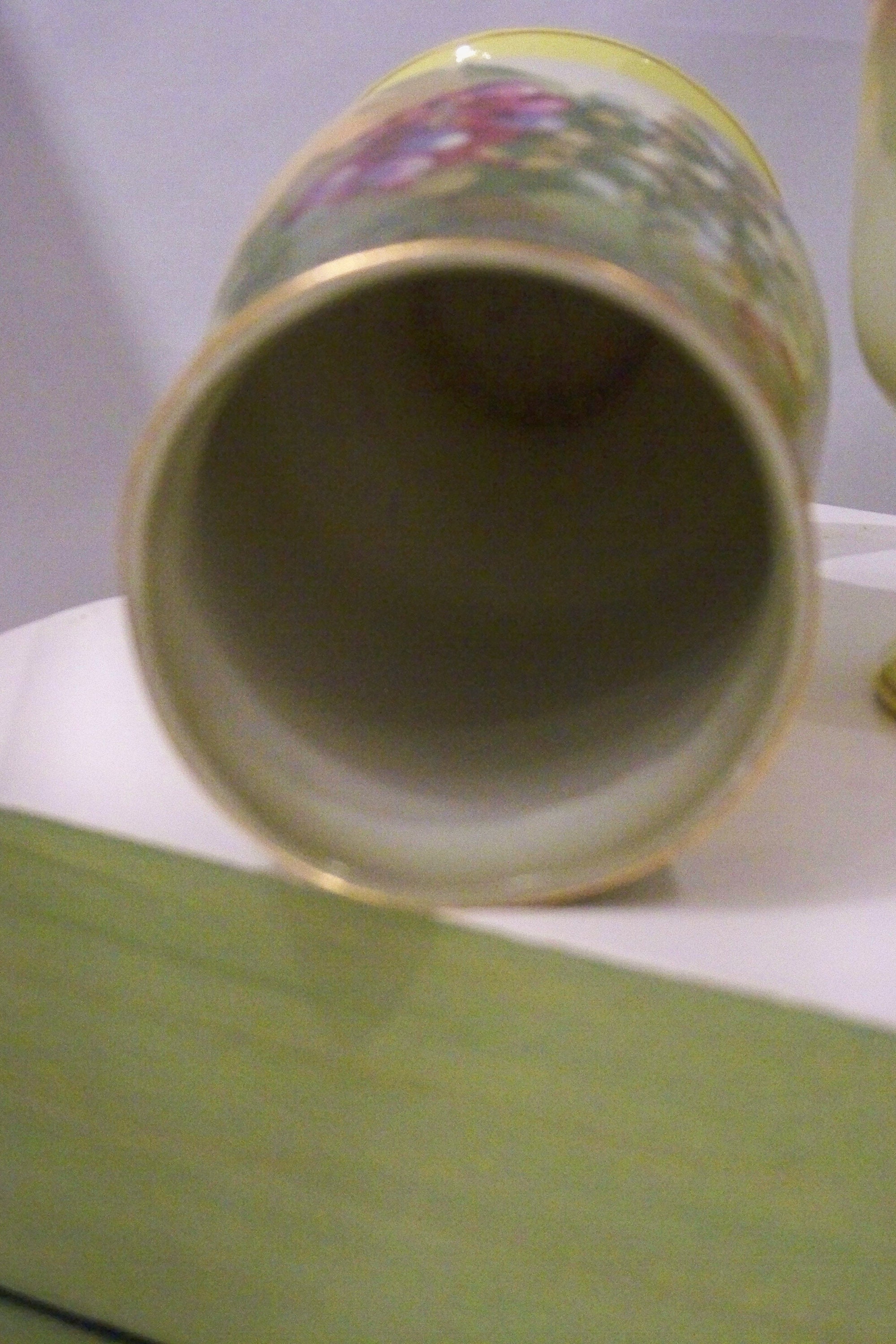 Vintage A. Koch Vase Pair With Still Life Grapes Etsy