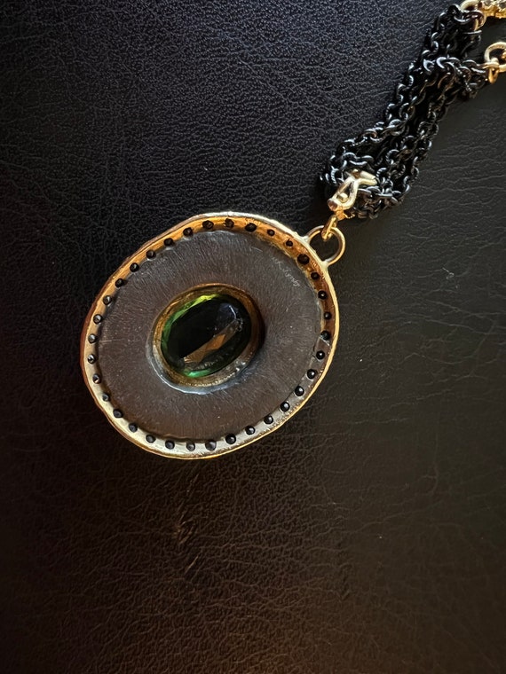 Rare vintage bespoke Armenta Jewelry Enhancer Pendant… Gem