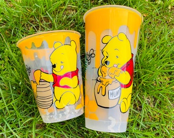Disney Winnie The Pooh Cup Winnie the Pooh 24oz Reusable Personalized Color Changing Cup Color Change Cup Pooh Coffee Cup Pooh Bear Cup