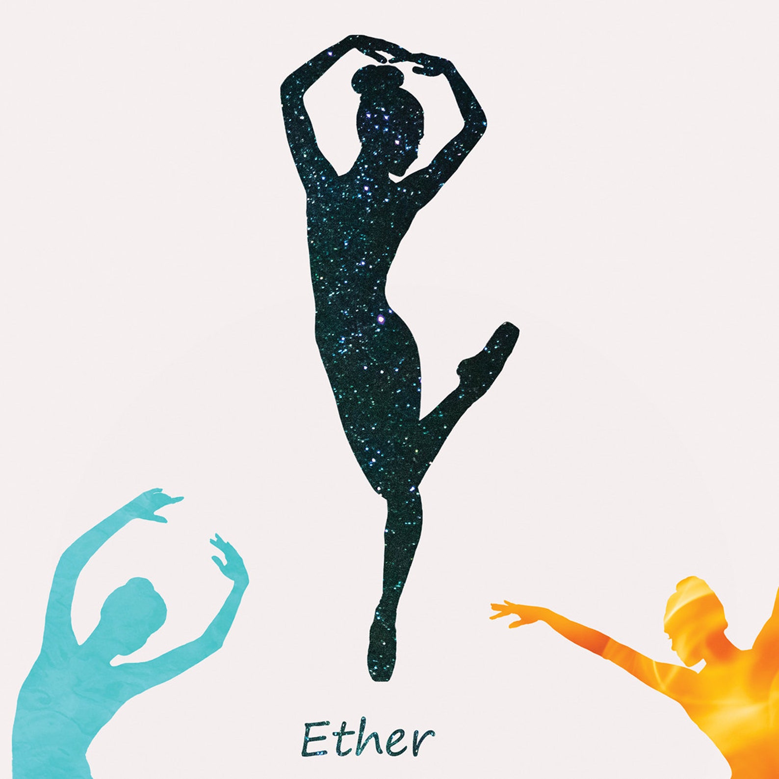 Dance Print The 5 Elements Poster Air Fire Water Earth Etsy