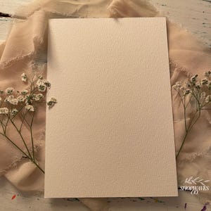 Papier cartonné pour faire-part de mariage, papier aquarelle vierge, chanvre, paquet de 10 papiers vierges en arc de cercle, papier texturé vierge, chanvre, papier cartonné de mariage