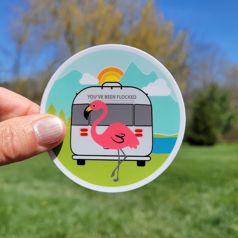 Flocked Stickers - Etsy