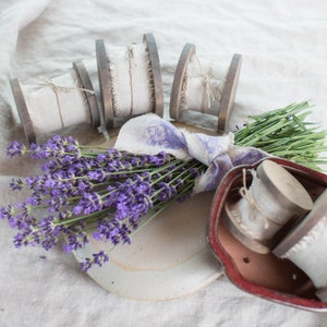 Ruban de pur lin naturel