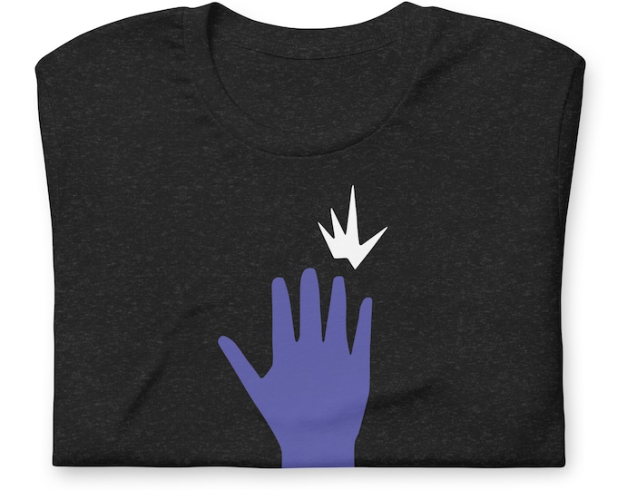 Finger Fire Printed T-Shirt