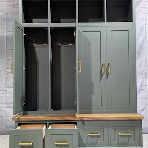Mudroom Locker |  Hall Tree | Storage Bench | Entryway Cabinet | Hallway Furniture