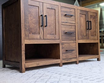 Hardwood Poplar | Bathroom Vanity | Vanities