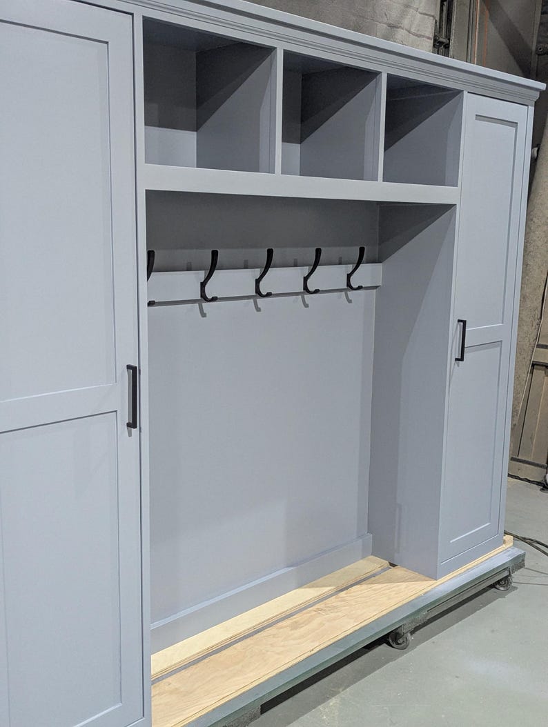Mudroom Locker | Hall Tree | Storage Bench | Entryway Cabinet | Hallway ...