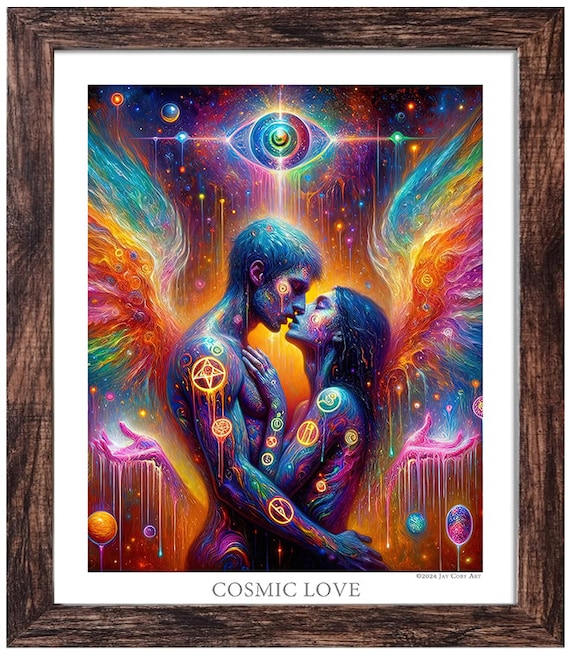 Cosmic Love, Soulmates 20x24in Print, to My Soulmate Drawing, Dazed and  Engaged, You Are My Sunshine, Empath Protection, Selfcare, Mindful - Etsy  Australia