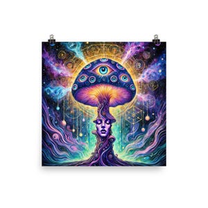 The Sacred Mushroom Visionary Art Print