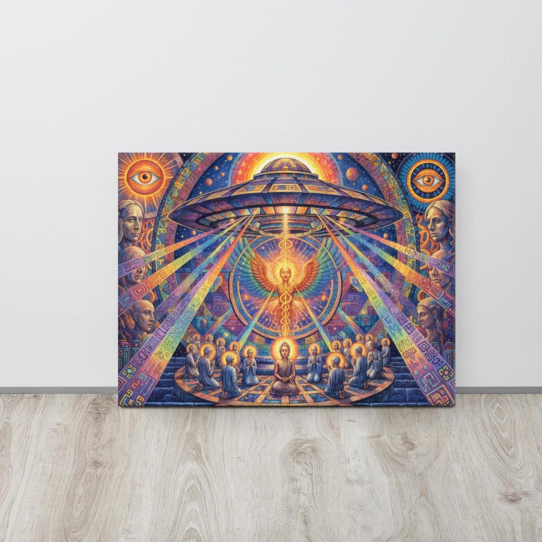 Chariot of Light - Visionary Psychedelic Art Print - Etsy