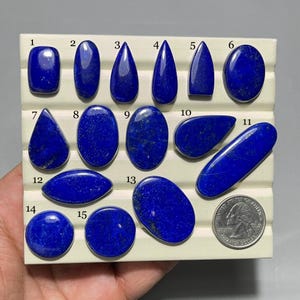 Blue Lapis Lazuli Cabochon-AAA Quality-Natural Selected Lapis Lazuli Gemstone-Loose Gemstone-Jewelry Making Gemstone-A-108