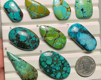 Rare Hubei Turquoise Cabochon-AAA Quality-Natural Designer Hubei Turquoise Gemstone-Loose Gemstone-Jewelry Making Gemstone-A-400