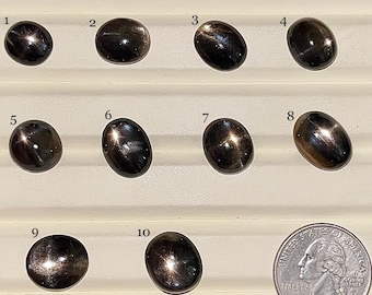 Black Sunstone Star Cabochon-AAA Quality-Natural Selected Star Sunstone Gemstone-Loose Gemstone-Jewelry Making Gemstone-A-97