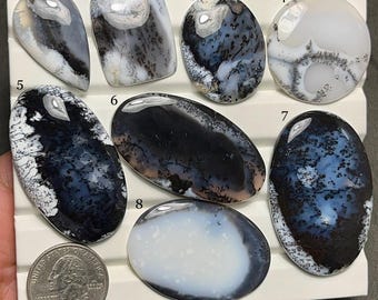 Dendrite Agate Cabochon-AAA Quality-Natural Designer Dendritic Agate Gemstone-Loose Gemstone-Jewelry Making Gemstone-A-120