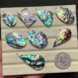 Abalone Shell Cabochon-AAA Quality- Natural Designer Abalone Shell Gemstone-Loose Gemstone-Jewelry Making Gemstone-A-92
