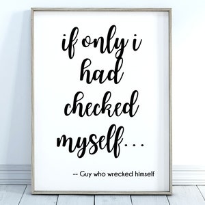 Check Yourself Before You Wreck Yourself, Instant Download, Hip Hop Wall Art, 90s Hip Hop, Ice Cube Lyrics, Rap Lyrics Poster, Hip Hop Art