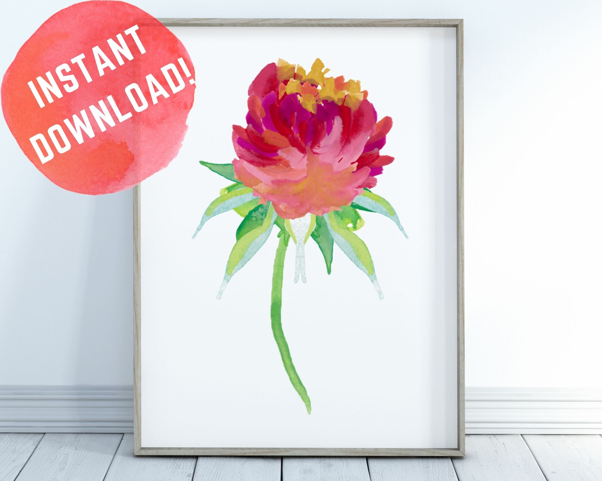 Printable Wall Art Wall Art Wall Decor Watercolor Art Digital Download ...
